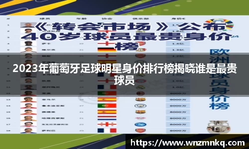 2023年葡萄牙足球明星身价排行榜揭晓谁是最贵球员